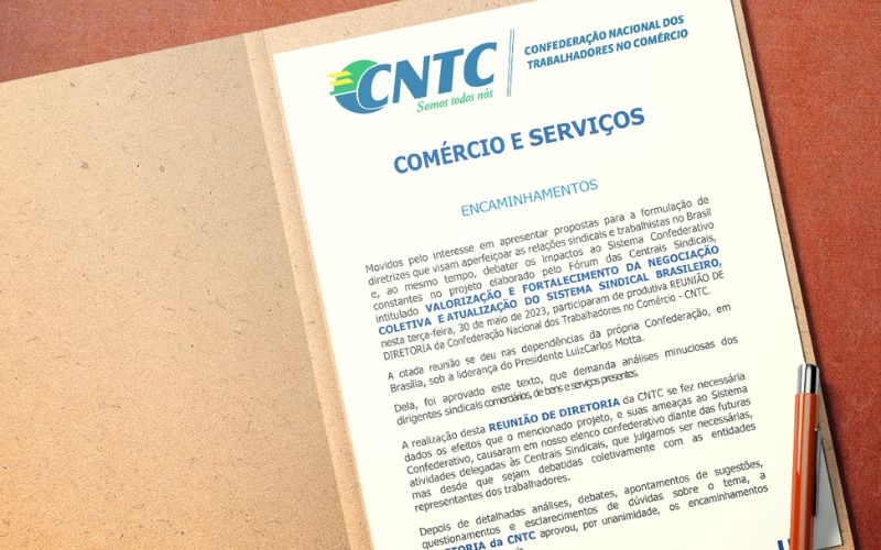 Documento da CNTC entregue a Marinho tem 15 encaminhamentos e dez discussões prioritárias