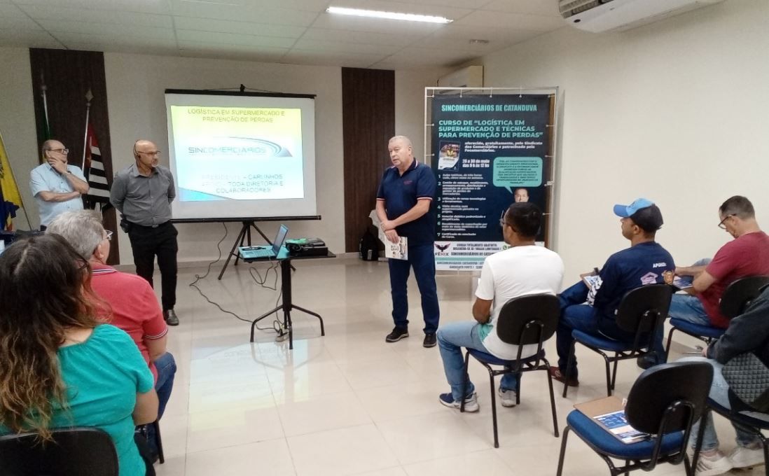 Curso de Logística em Supermercados e Técnicas para Prevenção de Perdas ganha mais alunos em Catanduva