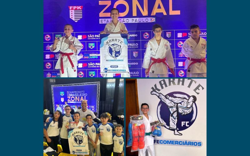 Aluno do Programa de Iniciação Esportiva da Federação vence Campeonato de Karatê