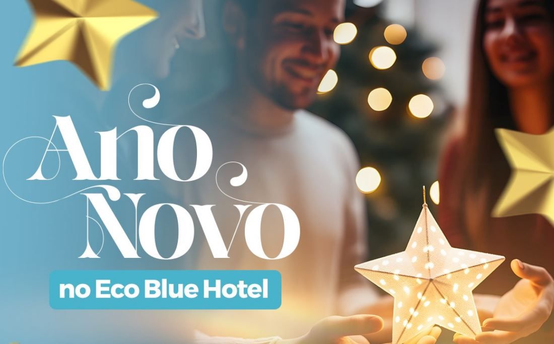 Tudo pronto para o Réveillon no Eco Blue Hotel