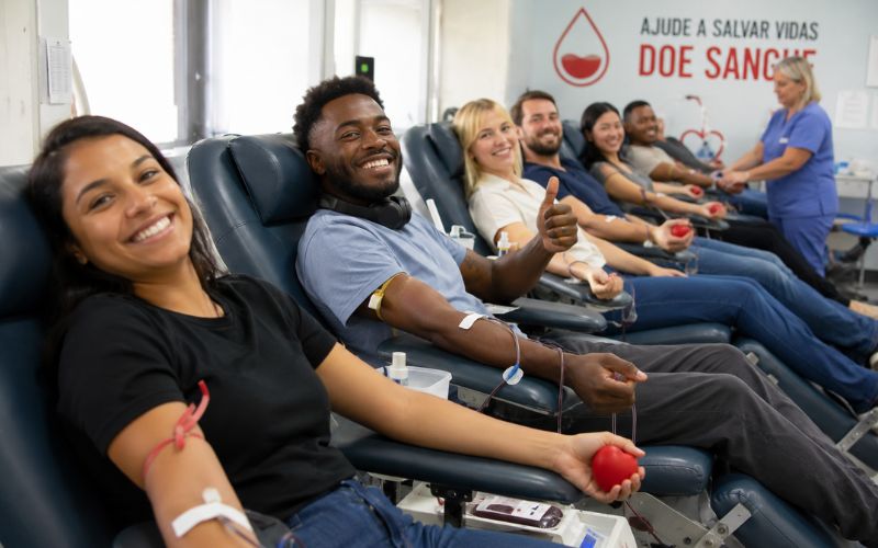 Comerciários reforçam conscientização pela doação de sangue