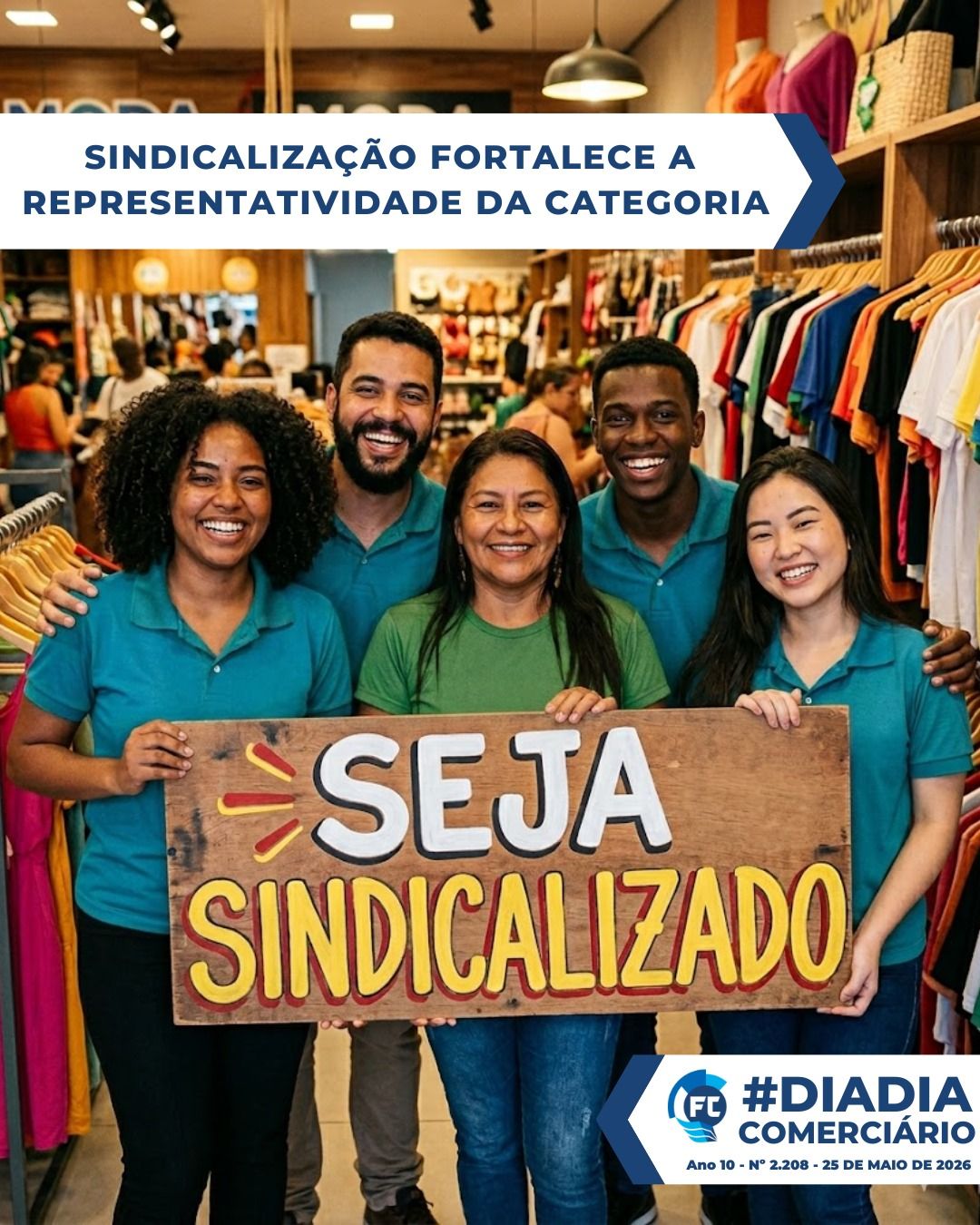 A sindicalização fortalece o Sindicato e o trabalhador !