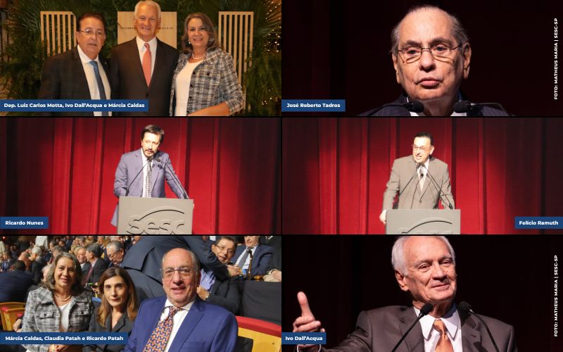 Márcia Caldas prestigia posse da nova diretoria da FecomercioSP