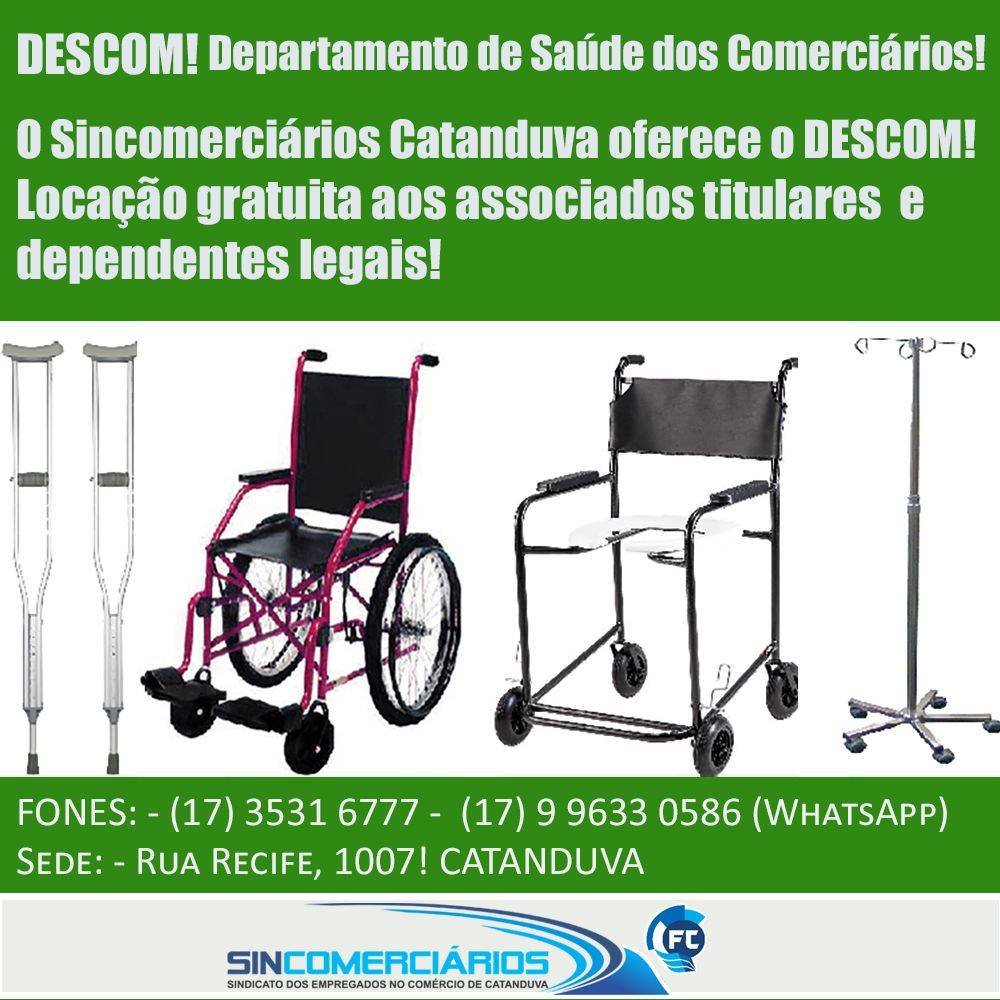 Sincomerciários Catanduva oferece Departamento de Saúde 