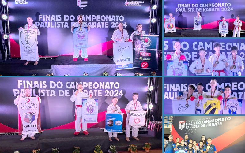 Alunos do Programa de Iniciação Esportiva da Federação vencem Campeonato Paulista de Karatê