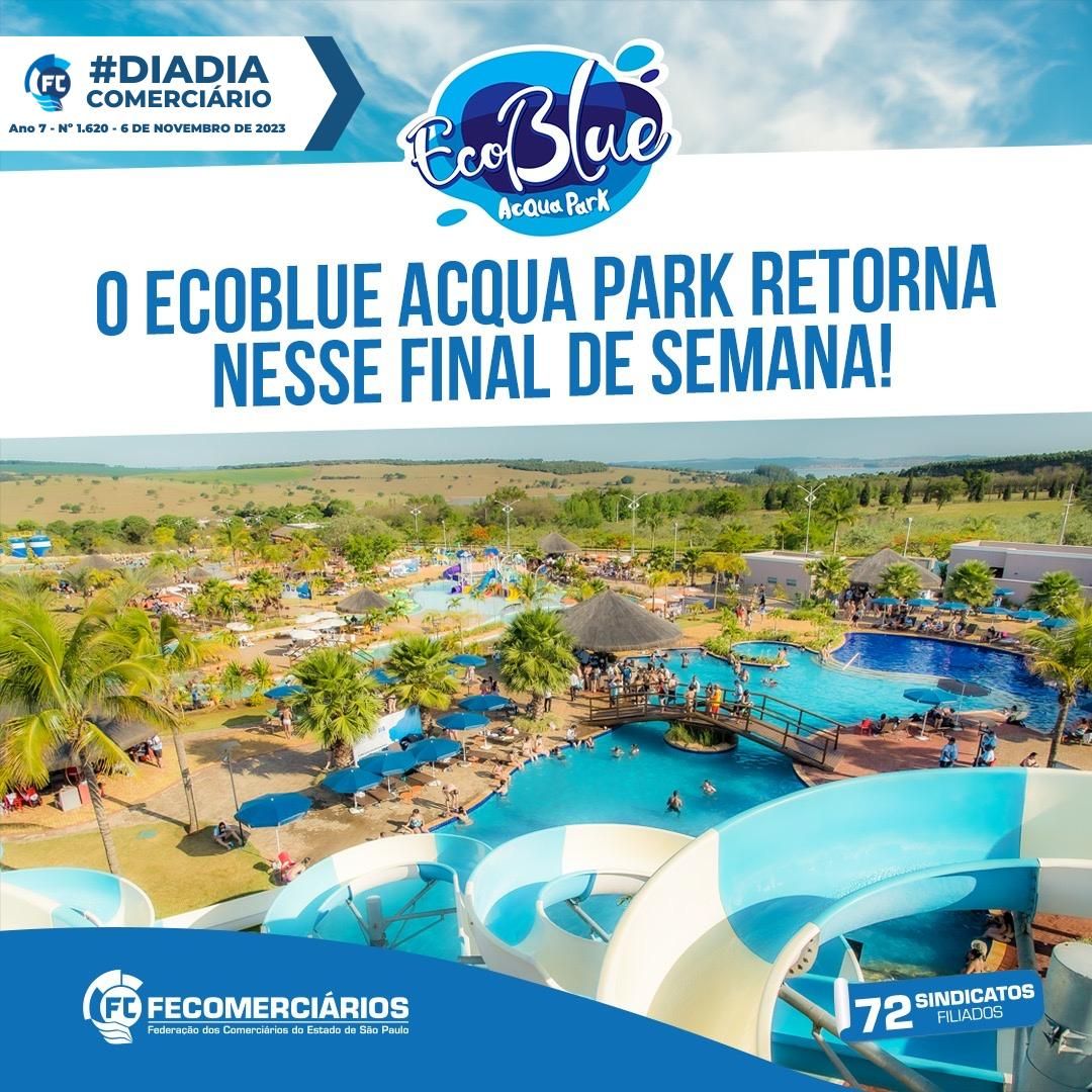 EcoBlue Acqua Park retoma atividades neste final de semana